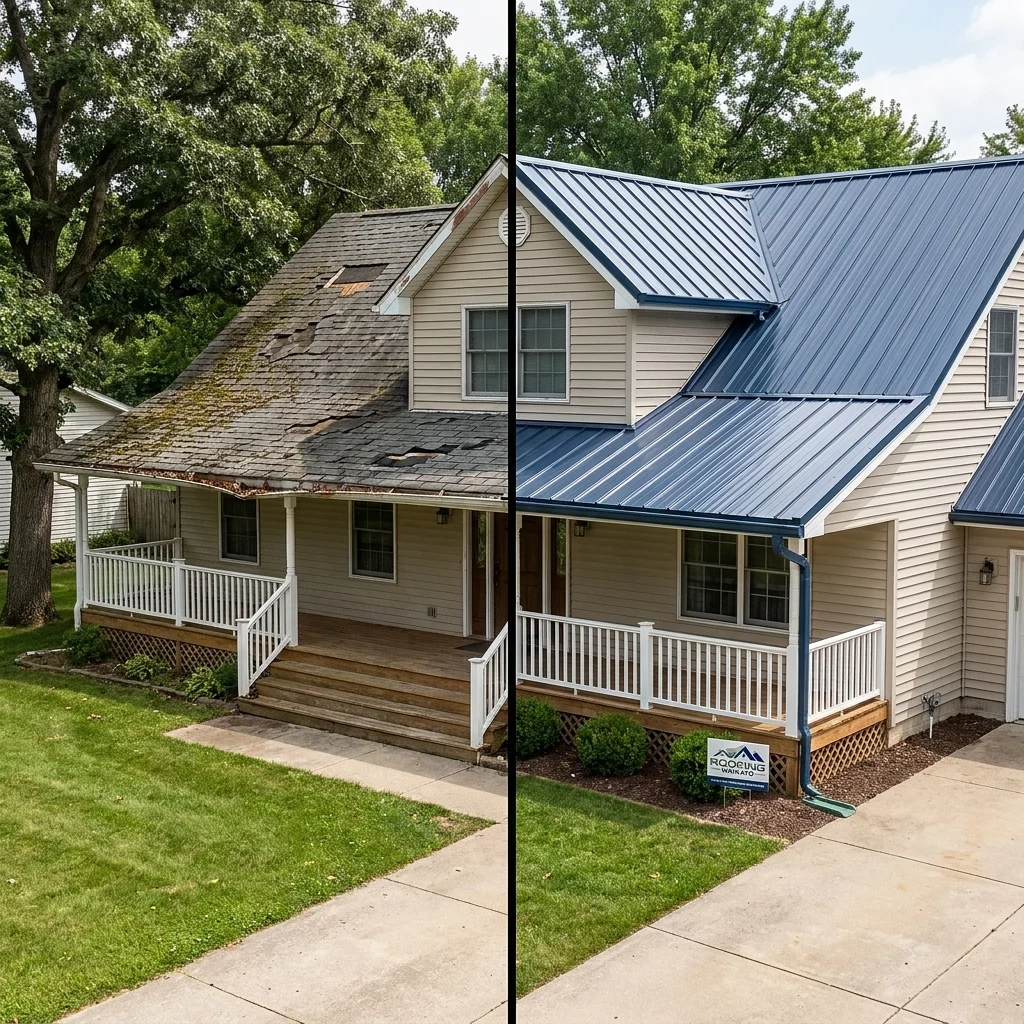 Roofing Waikato - Before & After 2